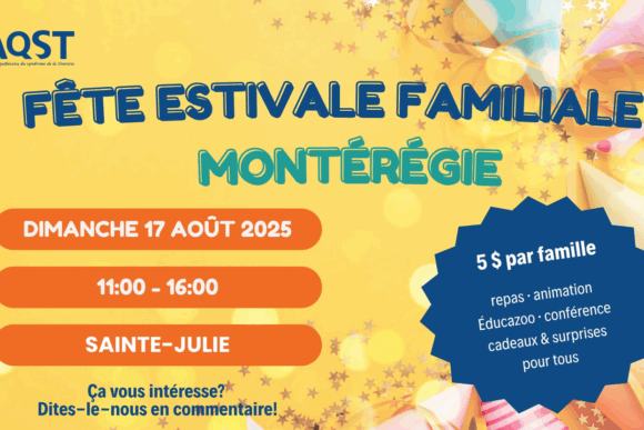 🎉Fête estivale familiale de l’AQST – 1re édition en Montérégie